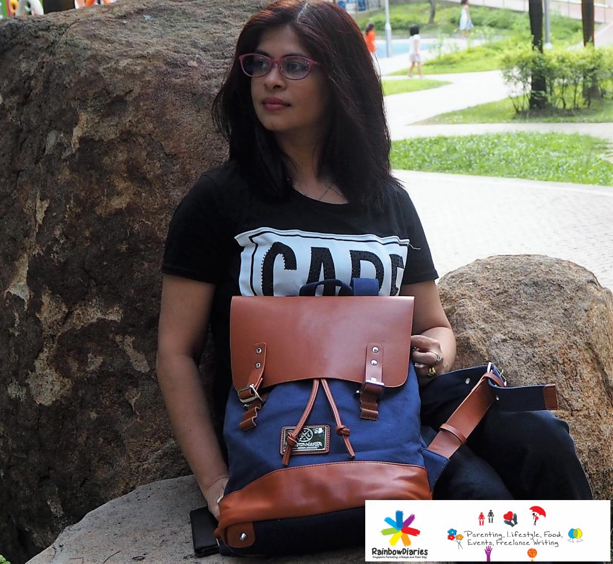 Gaston Luga backpack, RainbowDiaries.com